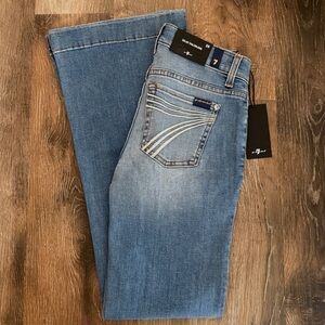 NWT 7 For All Mankind Tailorless Dojo Jeans 7FAMK